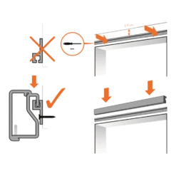Vliegengordijn Kattenstaart - Zwart - 90 X 220cm - Sun-Arts 7 Vliegengordijn Kattenstaart - Zwart - 90 X 220cm - Sun-Arts -Huiselijk Leven bevestiging vliegengordijn 4