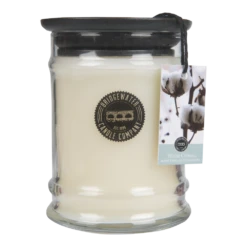 Bridgewater Candle Jar S White Cotton - Geurkaars