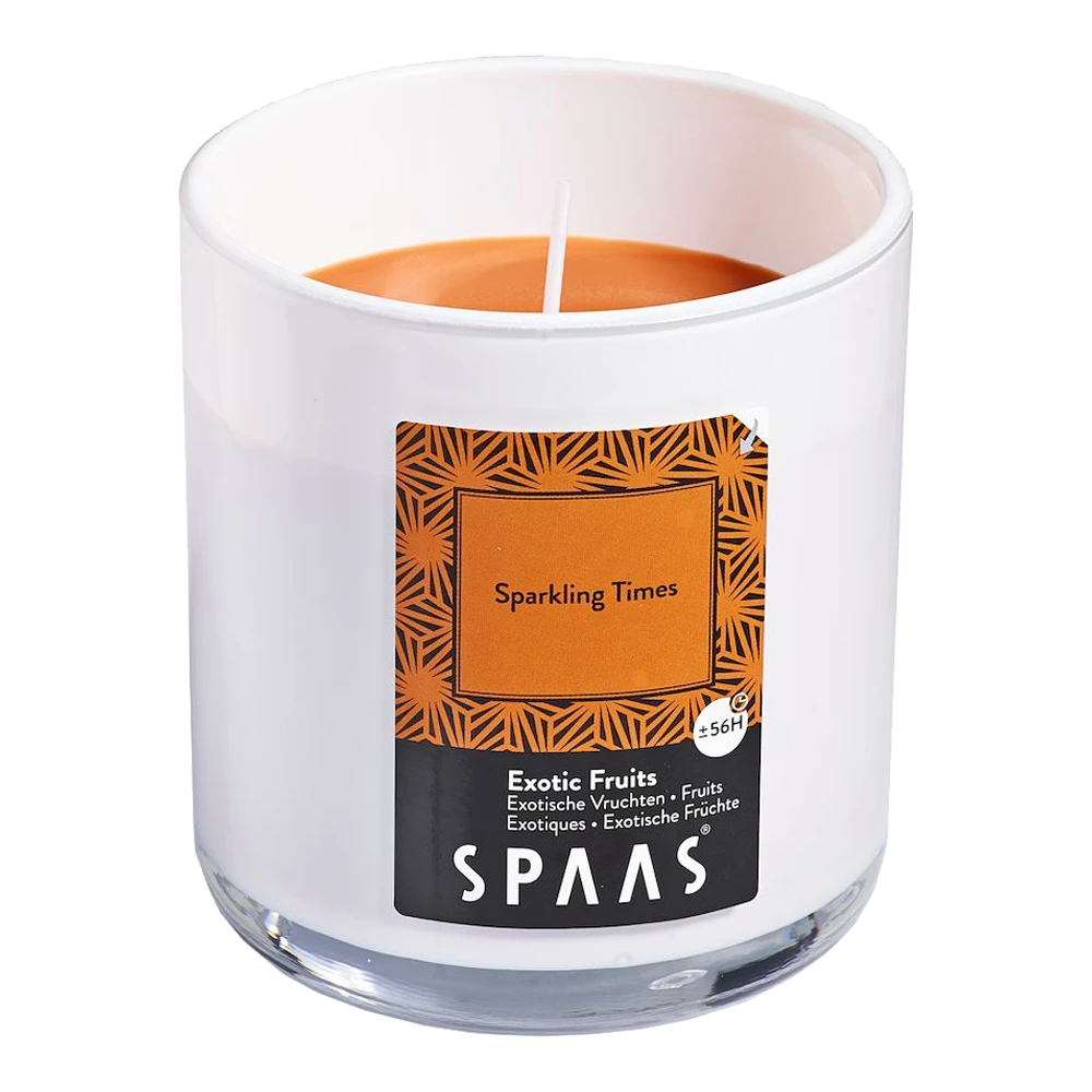 Geurkaars In Glas Met Deksel 56u - Sparkling Times - Geurkaars - SPAAS 1 Geurkaars In Glas Met Deksel 56u - Sparkling Times - Geurkaars - SPAAS