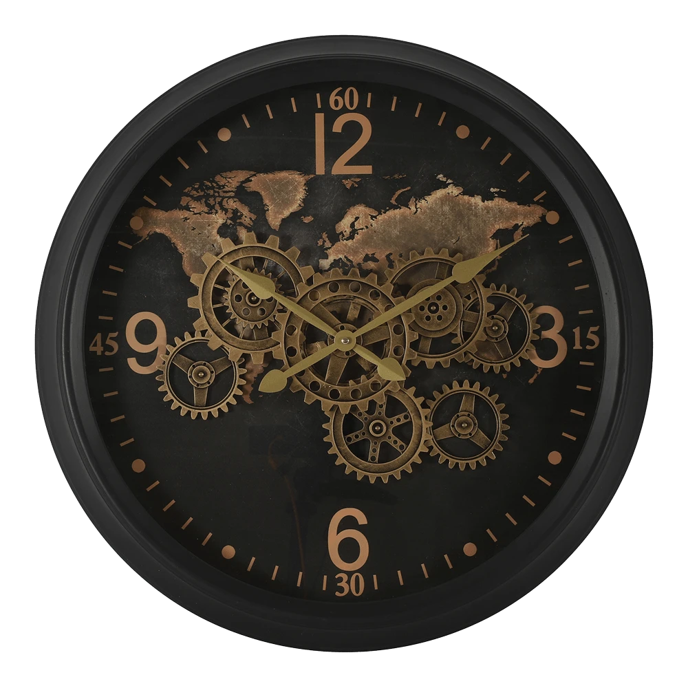 Klok Carta Zwart U00f8 60 Cm - Wandklok 1 Klok Carta Zwart U00f8 60 Cm - Wandklok