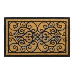 HAMAT Ruco Design Vloermat - 75x45cm - Zwart/Bruin - Deurmat