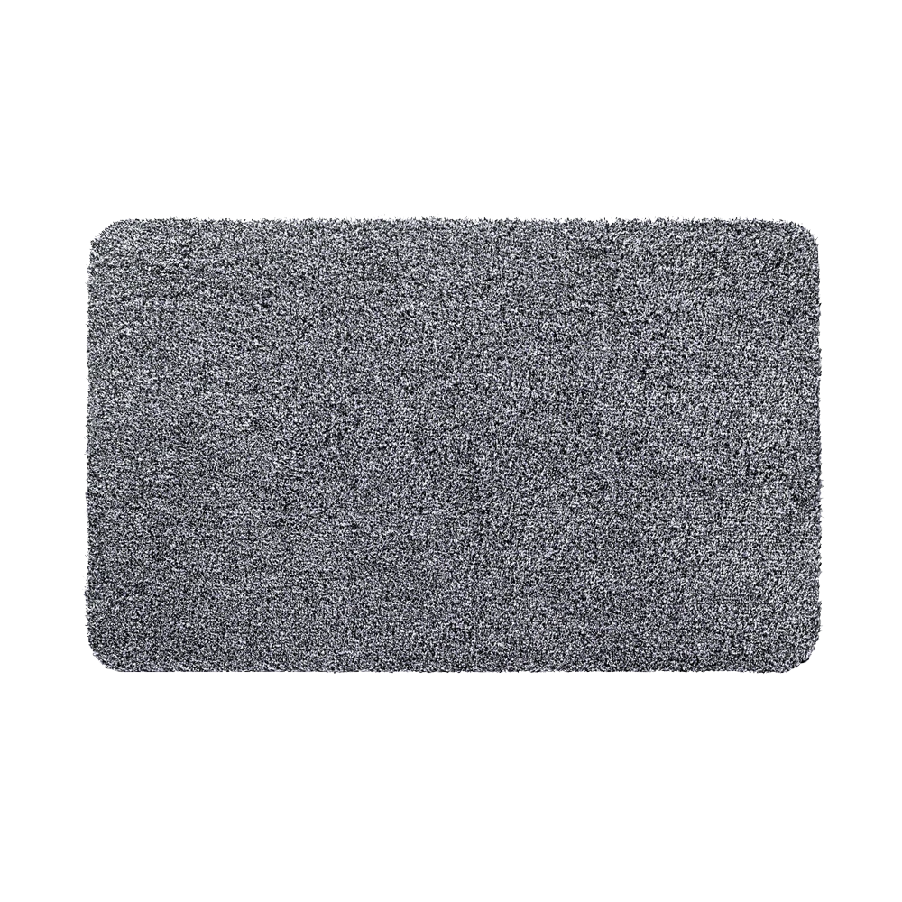 Schoonloopmat Aqualuxe - 80x50cm - Grijs - Deurmat 1 Schoonloopmat Aqualuxe - 80x50cm - Grijs - Deurmat