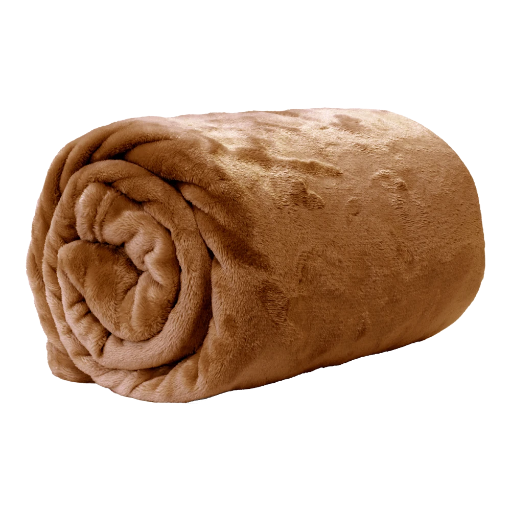 Unique Living Plaid Enzo - 130x180cm - Leather Brown 1 Unique Living Plaid Enzo - 130x180cm - Leather Brown