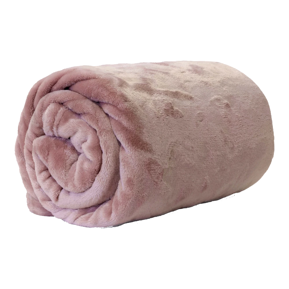 Unique Living Plaid Enzo - 130x180cm - Old Pink 1 Unique Living Plaid Enzo - 130x180cm - Old Pink