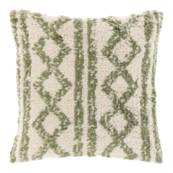 Unique Living Sierkussen Elliot - 45x45cm - Olive Green