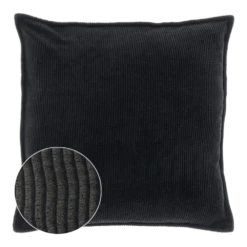 Unique Living Sierkussen Janna - 45x45cm - Black