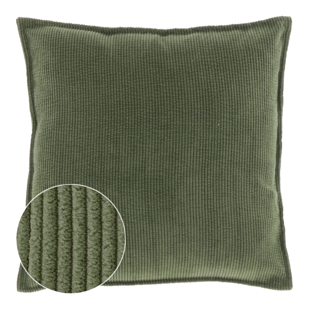 Unique Living Sierkussen Janna - 45x45cm - Deep Green 1 Unique Living Sierkussen Janna - 45x45cm - Deep Green