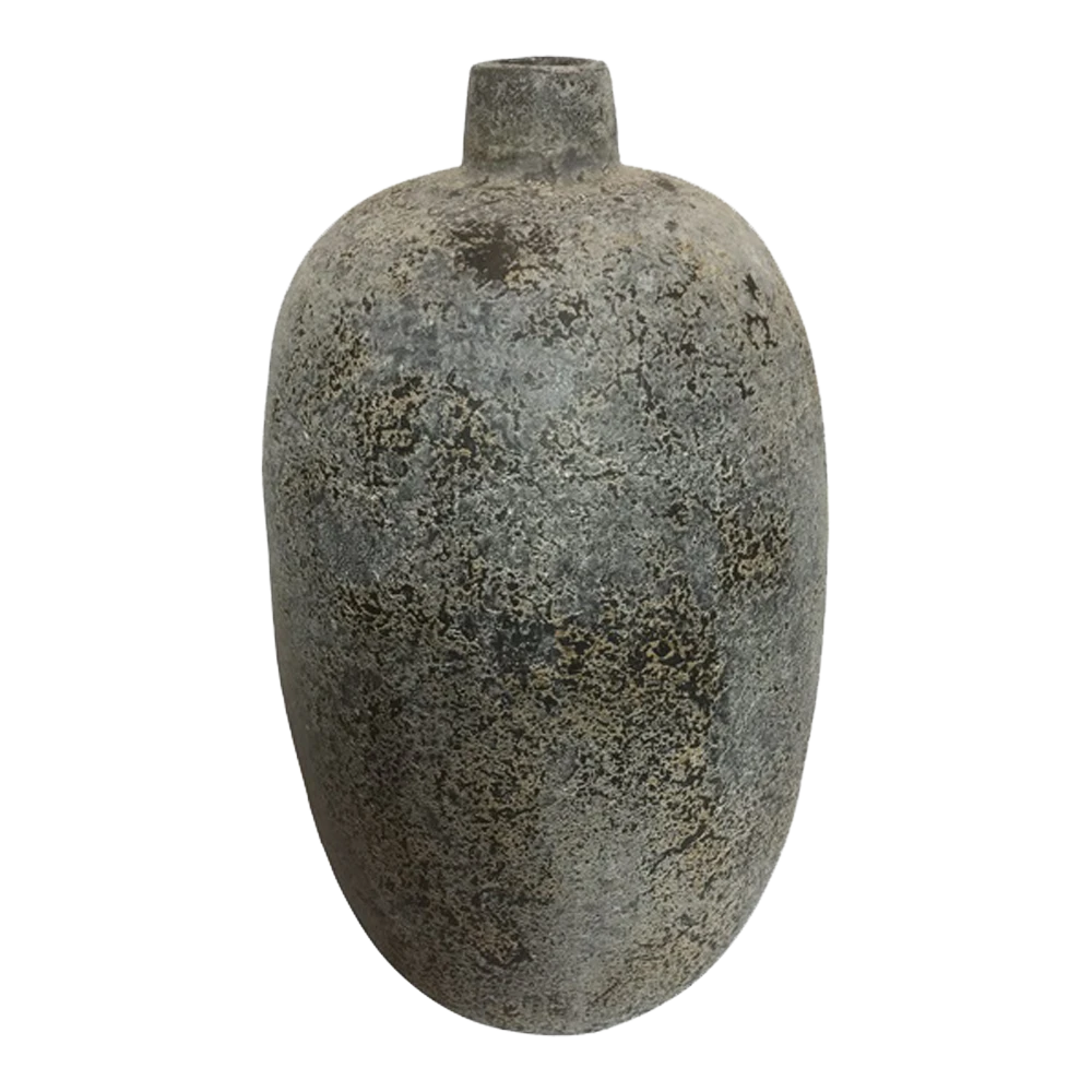 Vaas Alto - D19 X H30cm - Earth Black 2 Vaas Alto - D19 X H30cm - Earth Black - Afbeelding 2