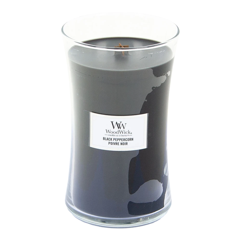 Woodwick Black Peppercorn Large Candle - Geurkaars - Afbeelding 2