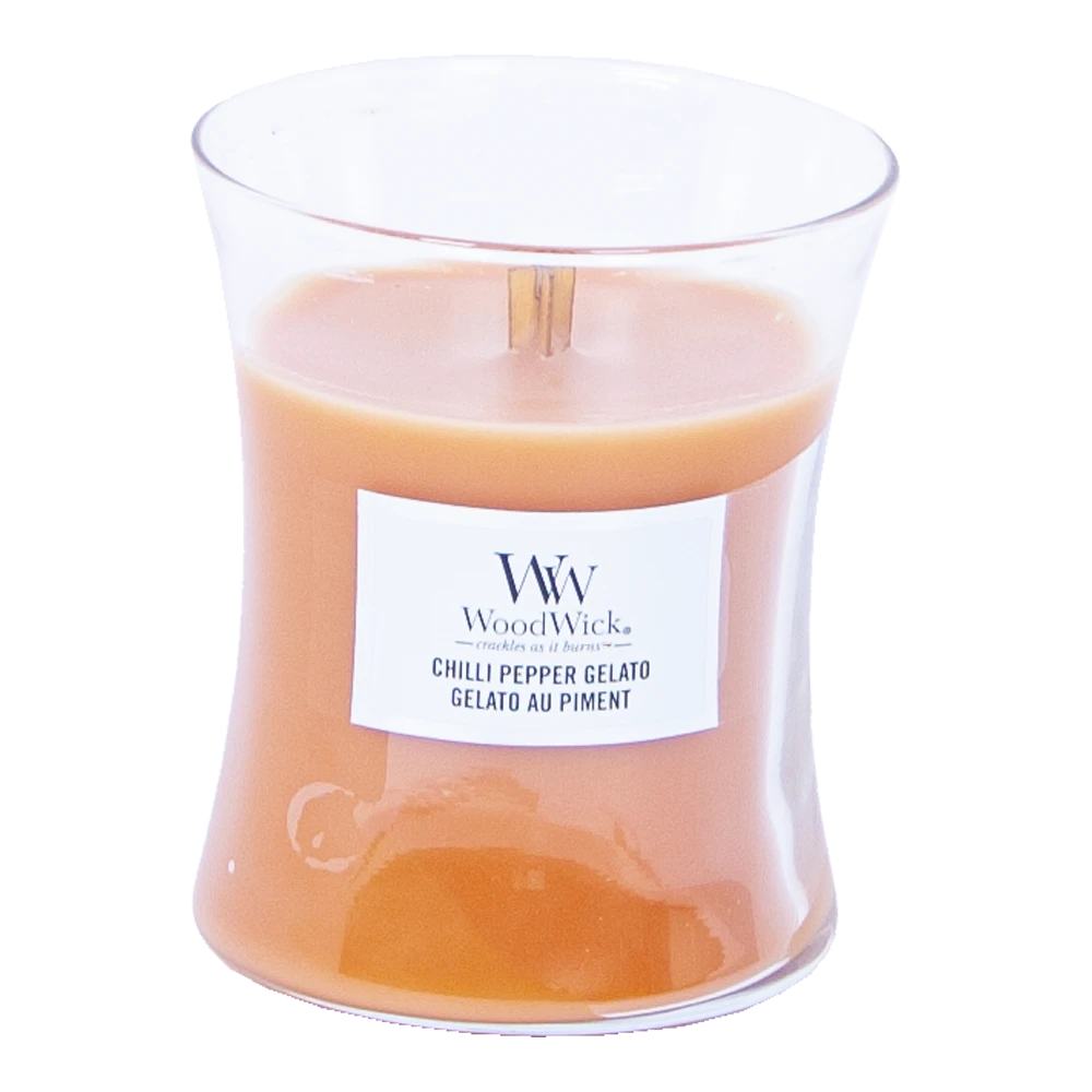 Woodwick Chili Pepper Gelato Medium Candle - Geurkaars 2 Woodwick Chili Pepper Gelato Medium Candle - Geurkaars - Afbeelding 2