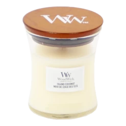 Woodwick Island Coconut Mini Candle - Geurkaars