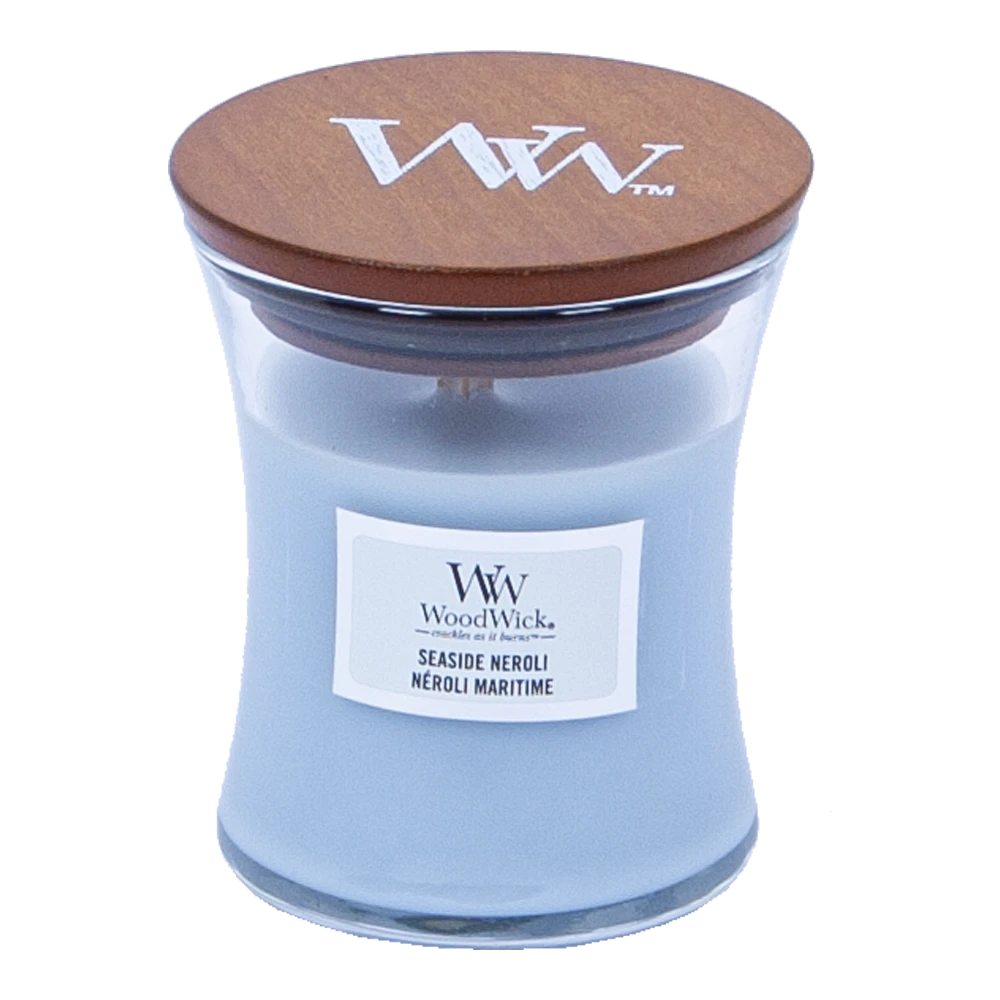 Woodwick Seaside Neroli Mini Candle - Geurkaars 1 Woodwick Seaside Neroli Mini Candle - Geurkaars
