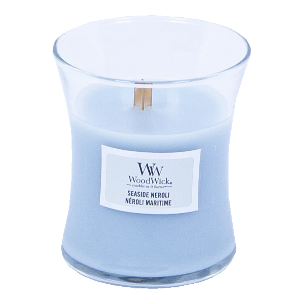 Woodwick Seaside Neroli Mini Candle - Geurkaars 2 Woodwick Seaside Neroli Mini Candle - Geurkaars - Afbeelding 2