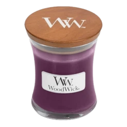 Woodwick Spiced Blackberry Mini Candle - Geurkaars