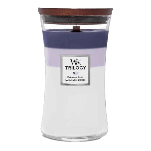 Woodwick Trilogy Evening Luxe Large Candle - Geurkaars 1 Woodwick Trilogy Evening Luxe Large Candle - Geurkaars