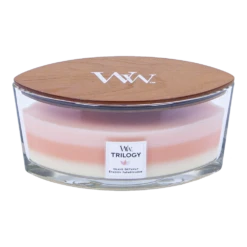Woodwick Trilogy Island Getaway Ellipse Candle - Geurkaars