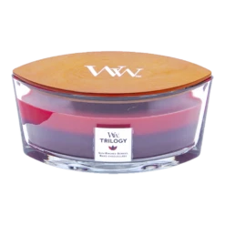 Woodwick Trilogy Sun Ripened Berries Ellipse Candle - Geurkaars