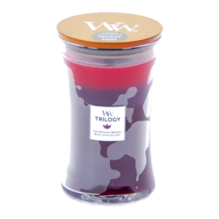 Woodwick Trilogy Sun Ripened Berries Large Candle - Geurkaars