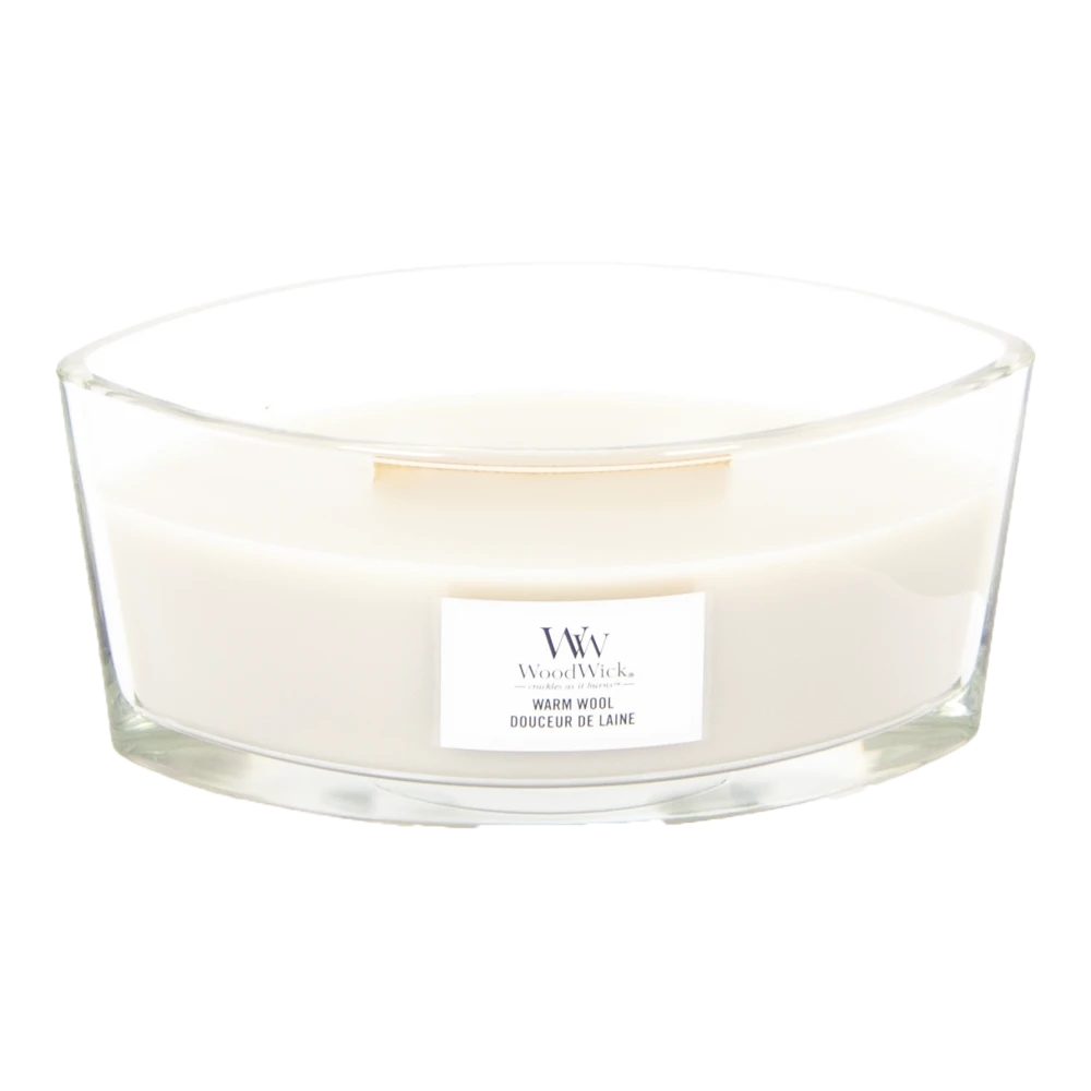 Woodwick Warm Wool Ellipse Candle - Geurkaars 2 Woodwick Warm Wool Ellipse Candle - Geurkaars - Afbeelding 2