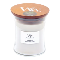 Woodwick Warm Wool Medium Candle - Geurkaars