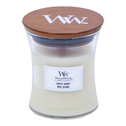 Woodwick White Honey Mini Candle - Geurkaars