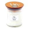 Woodwick White Teak Medium Candle - Geurkaars